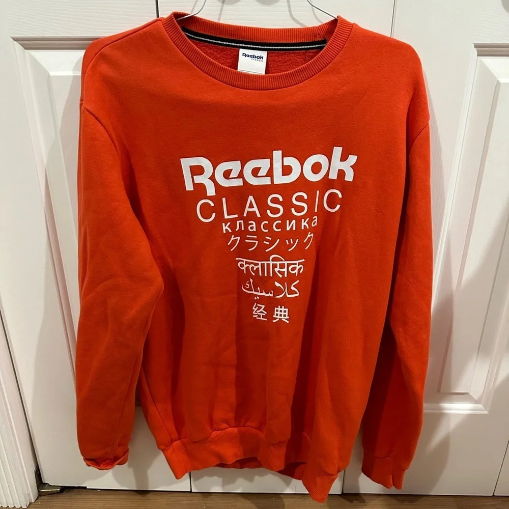 Reebok Crewneck Sweater Orange